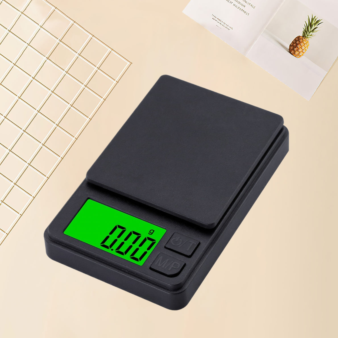 Mini Pocket Scale Digital Ounce Grain Scale with LCD Backlit Portable Kitchen Scale for Jewelry Food Baking Travel