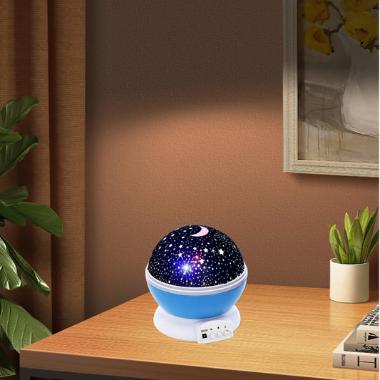 3D Rotating Star Moon Projector Light Color Changing Decoration for Christmas Valentine's Day Gifts Friends Colleagues Birthday Presents