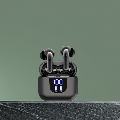 Wireless 5.3 Earbuds 13mm Speaker 30H Playtime Type-C Fast Charging Box Stereo In-Ear Headset for iPhone Android Gaming Business Sports Headphone Mic