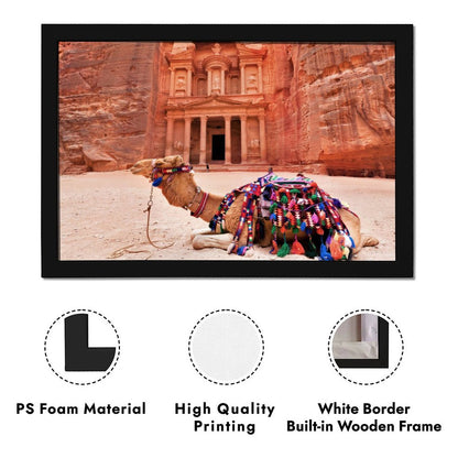 Nature Camel Canvas Print Wall Art for Living Room-06