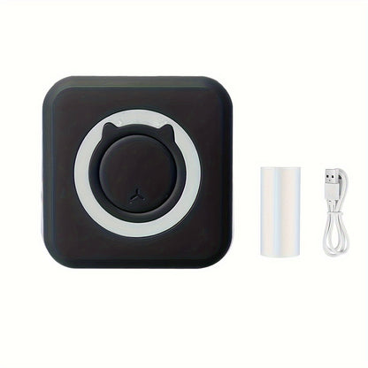 Wireless Mini Photo Printer for iPhone Android Portable Thermal Label Printer for Journal Study Note Compatible with iOS Android