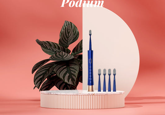 Soft Bristle Soundwave Toothbrush USB Rechargeable 4 Brush Heads Quick Charge Long Battery Life 3 Colors Dental Flosser 806