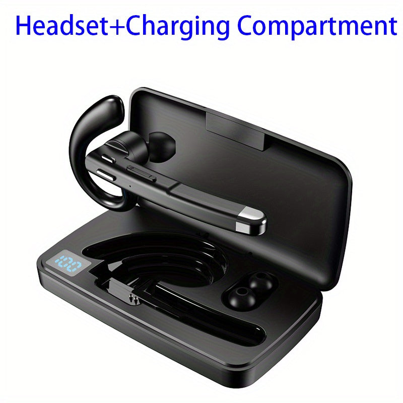 Wireless Business Headset 2025 Noise Reduction Stereo Headphones Hands Free with HD Microphone Universal Smartphone Compatible