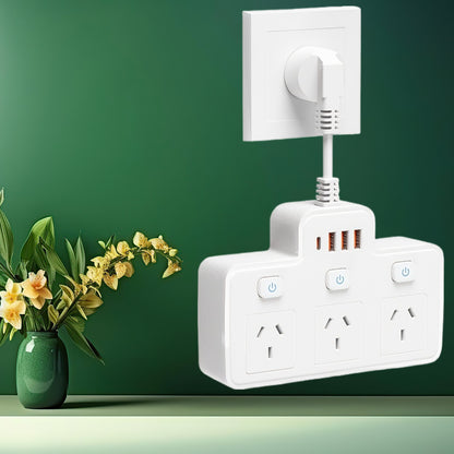 Smart Power Outlet Australian Standard Wall Mounted Socket 2500W Single Control Switch Black White Color Highquality Sturdy For Renters Office