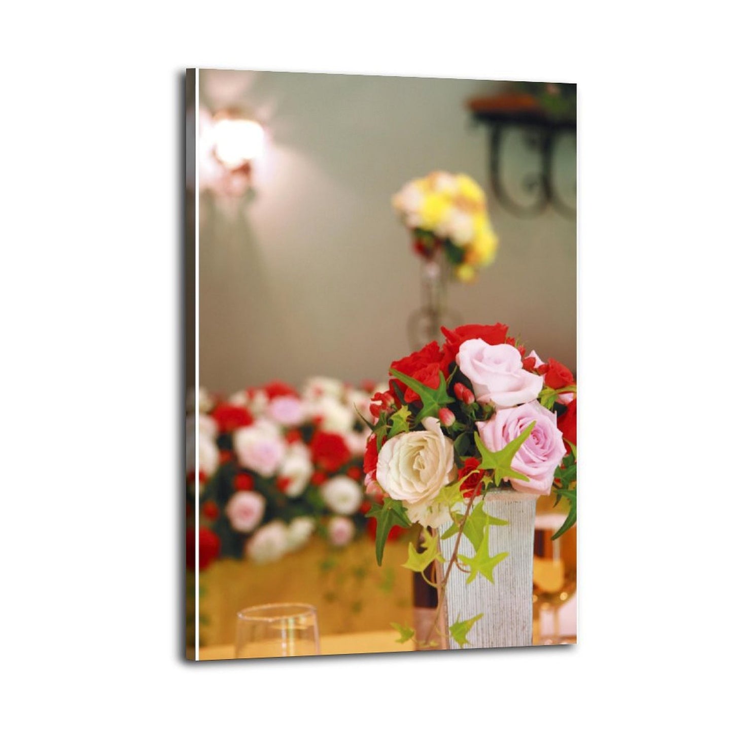 Relax in the room with rose flower paintings 11