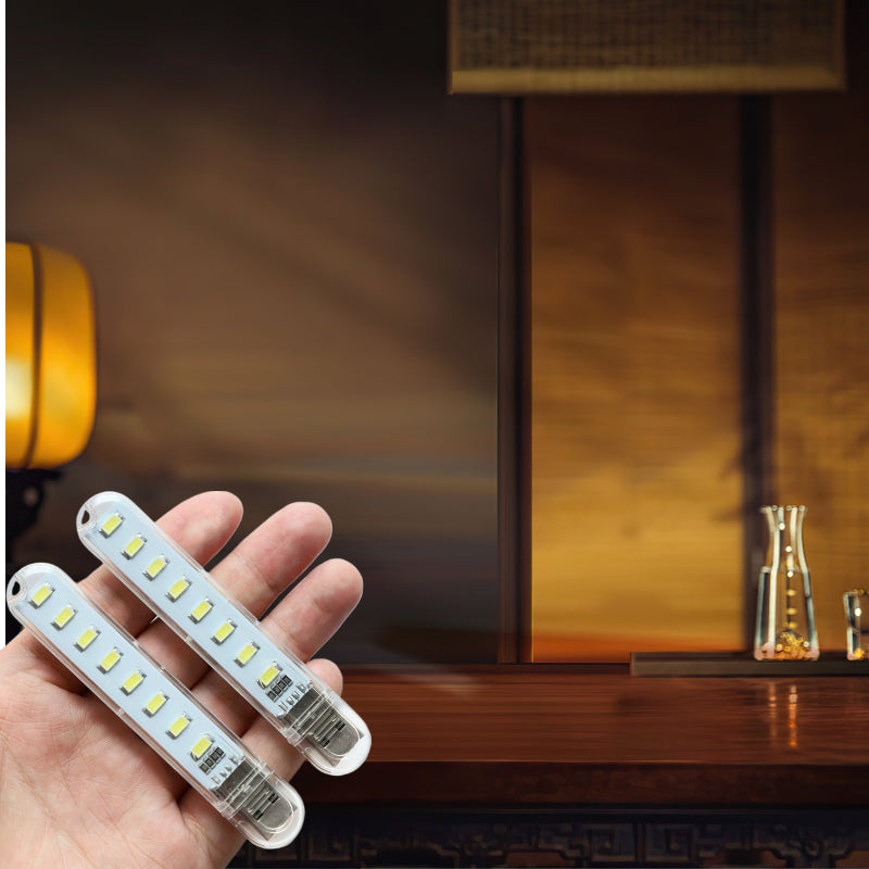 3pcs USB Night Light LED Mini Bulb Camping Lantern with 3 8 24 Lamp Beads for Bedroom Bathroom Reading Sleeping Outdoor