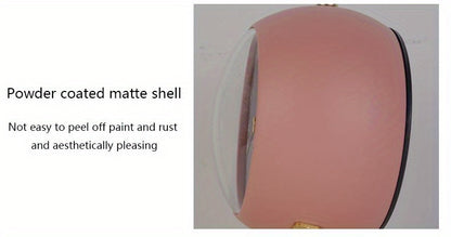 Luminous Desk Clock Battery Powered Silent Round Metal Nordic Alarm Clock with Glowing Hands for Bedroom Office Decor