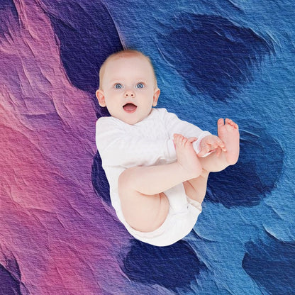 Soft Flannel Throw Blanket Colorful Animal Print