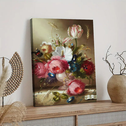 Blooming Flowers Wall Decor for Kitchen or Bar 29