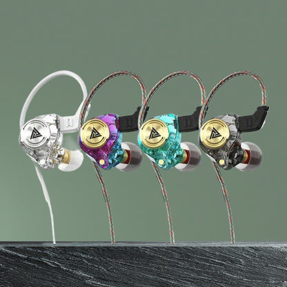 AK3 FiLe High-Fidelity In-Ear Headphones with Vivid Color Design Immersive Subwoofer Noise Cancelling Crystal-Clear Audio Durable Plastic Gaming Music Monitor Wired Earbuds with Microphone for Calls