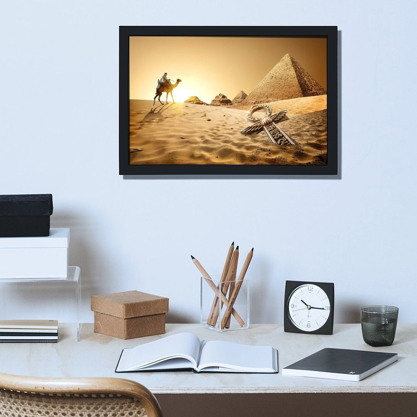 Wild Crocodile Canvas Painting for Living Room Decor-09