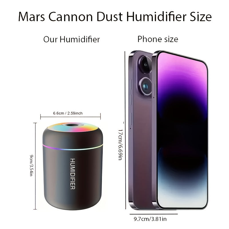 Cold Mist Aromatherapy Diffuser Humidifier with Night Light by YAIAWISU Alcohol Free USB Powered Ideal for Home Office Plant Care