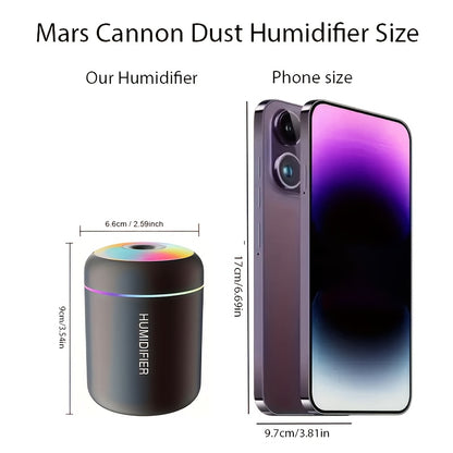 Cold Mist Aromatherapy Diffuser Humidifier with Night Light by YAIAWISU Alcohol Free USB Powered Ideal for Home Office Plant Care