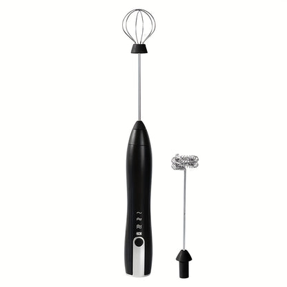 USB Rechargeable Dual Head Electric Whisk Egg Beater Coffee Mixer Cream Whipper Multi Purpose Kitchen Gadget Baking Mixer Appliance Ergonomic Modern Reliable