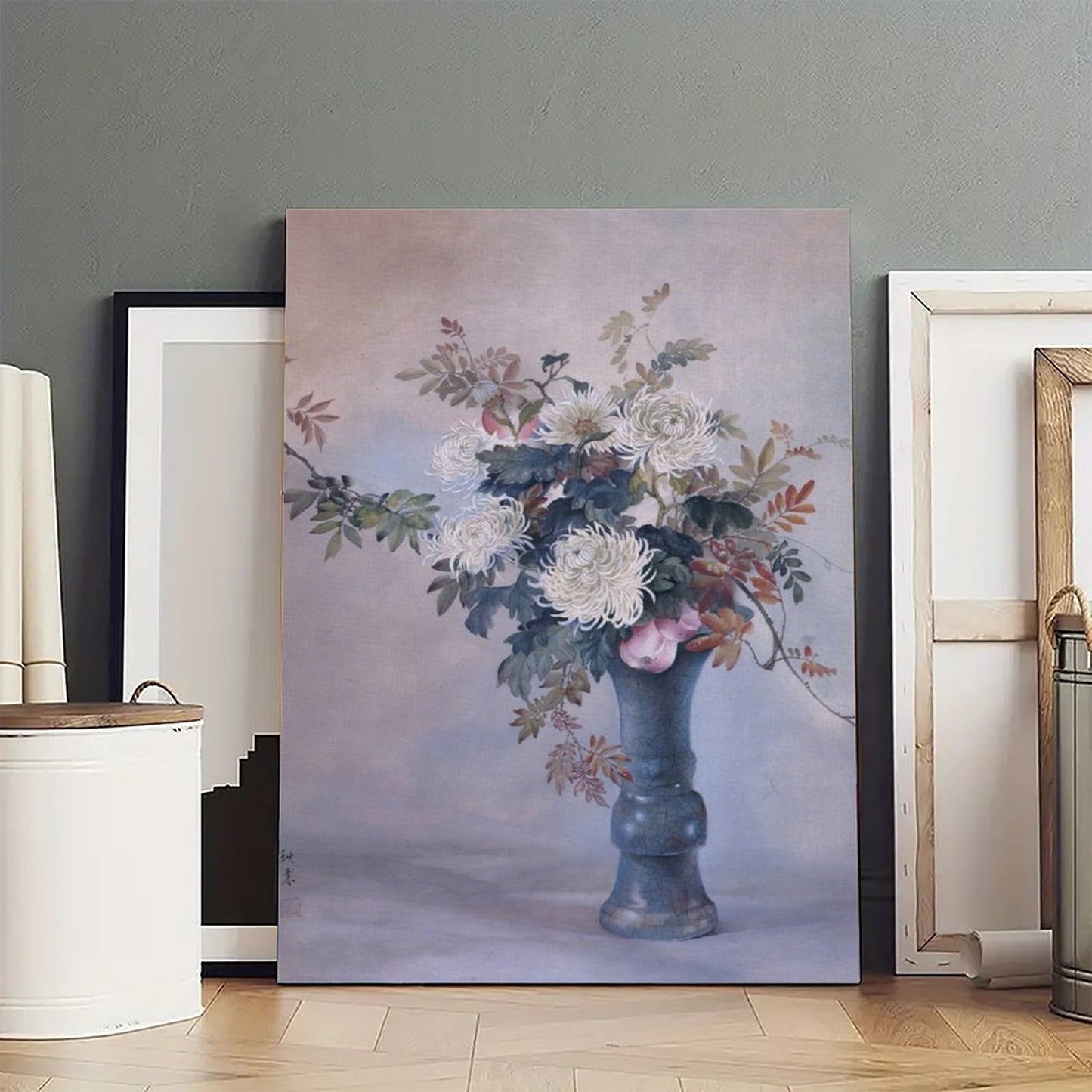 Timeless Flower Painting for Relaxing Interiors 18