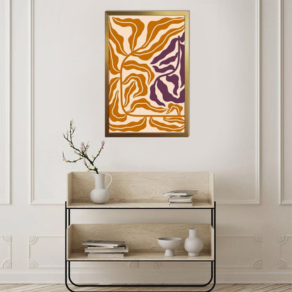 Modern plant line canvas art and frame murals 9