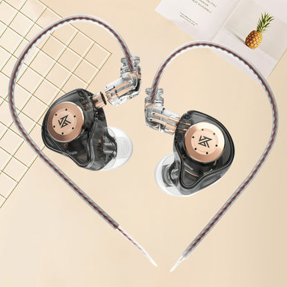 KZ EDX Pro In Ear Headphones Wired Dual DD HiFi Stereo Sound Noise Cancelling Earbuds for Music Lovers