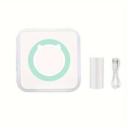 Wireless Mini Photo Printer for iPhone Android Portable Thermal Label Printer for Journal Study Note Compatible with iOS Android