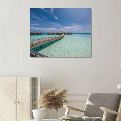 Stretch Canvas Prints with Wooden Frame, Ready to Hang