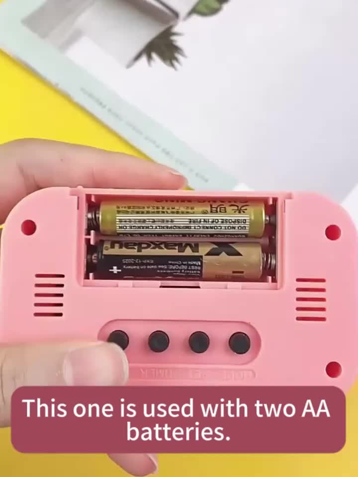 Multifunctional 1pc Digital Alarm Clock Black Luminous Temperature Calendar Display Battery Operated for Office Desk