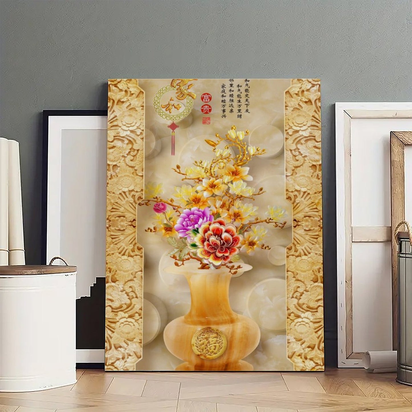 Modern Minimalist Floral Print Wall Art 17