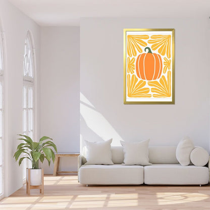 Pumpkin Art Print – Autumn Minimalist Wall Decor-21