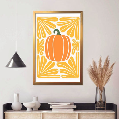 Pumpkin Art Print – Autumn Minimalist Wall Decor-21