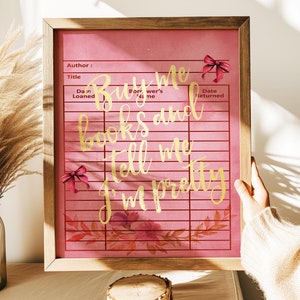 Gold Foil Book Art Print: Booktok Reading Room Decor