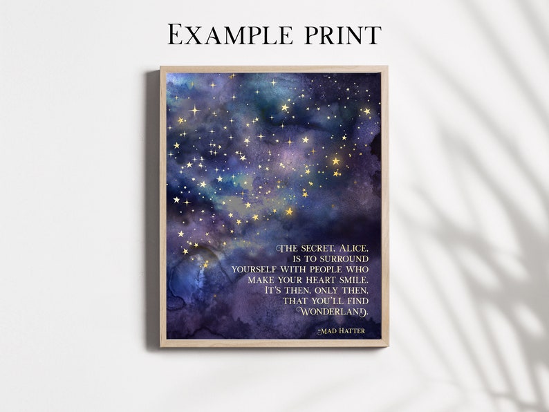 Gold Foil Custom Quote Print - Custom Gold Foil Print - Personalized Gold Foil Print